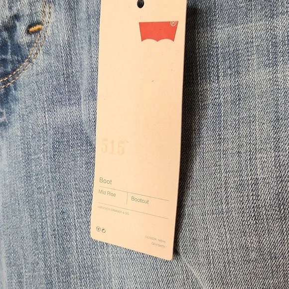 Levi's 515 boot cut light jeans NWT 14s - Picture 3 of 9